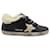 Sneakers Golden Goose Super-Star con inserti in shearling in pelle nera Nero  ref.878964
