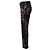 Isabel Marant Jean brodé de fleurs Holan en coton noir - vue 2