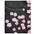 Isabel Marant Jean brodé de fleurs Holan en coton noir - vue 6
