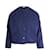 Giacca da sera Balenciaga multitasche con bottoni frontali in lana blu  ref.878968