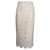 Dolce & Gabbana Jupe crayon mi-longue en dentelle en viscose rayonne beige Fibre de cellulose  ref.878995