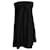 Alaïa Alaia Ärmelloses Swingkleid aus schwarzer Viskose Zellulosefaser  ref.878999
