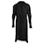 Abrigo largo Yohji Yamamoto de lana negra Negro  ref.879025