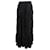 Issey Miyake Falten-Maxirock aus schwarzem Polyester  ref.879027