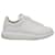 Alexander Mcqueen Men's Oversized Sneakers in All White Calf Leather  ref.879089