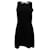 Sandro Paris Mini abito cut-out sul retro in poliestere nero  ref.879090