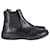Prada Toblach Chelsea-Stiefel aus schwarzem Leder  ref.879123