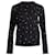 Comme Des Garcons Blusa de manga comprida com bordado de bolinhas em algodão preto  ref.879134