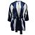 Maje Vadom Patchwork Denim Kimono in cotone blu - vista 2