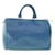 Louis Vuitton Epi Speedy 30 Bolsa de Mão Azul Toledo M43005 Autenticação de LV 39413 Couro  ref.879360