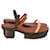 Cult Gaia Fifi Strappy Platform Sandals In Brown Leather  ref.880167
