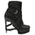 Nicholas Kirkwood Platform Ankle Boots with Straps in Black Leather  ref.880186