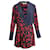 Diane Von Furstenberg Kimono-Minikleid aus mehrfarbiger Seide Mehrfarben  ref.880215