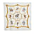 Hermès Sciarpa Le Général L'Hotte Bianco Cotone  ref.880323