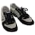 LOUIS VUITTON Sneakers Baumwolle Grau Schwarz LV Auth 39348  ref.880687
