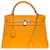 Hermès KELLY HANDBAG 32 turned shoulder strap in yellow epsom leather -101156  ref.880934
