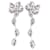 Cartier earrings, "Caress of Orchids", WHITE GOLD, ruby, amethysts and diamonds.  ref.881000