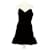Sandro robe Black Polyester  ref.881049