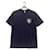 ****Loewe camiseta azul marino de manga corta cortada y cosida Algodón  ref.881112