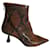 Jimmy Choo Ankle Boots Brown Leather  ref.881254