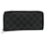 Louis Vuitton Zippy Wallet Vertical Black Cloth  ref.881404