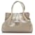 Burberry Brown Leather Tote Beige Pony-style calfskin  ref.882368