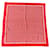 Square Etienne Aigner 70s red & white cotton monogram  ref.882381