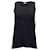 Camiseta sin mangas básica de algodón negro de Saint Laurent  ref.882392