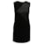 Saint Laurent Colorblock-Minikleid aus schwarzer Wolle  ref.882426