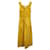 Vestido midi Ulla Johnson Lilith em algodão amarelo  ref.882433