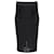 Dolce & Gabbana Jupe crayon mi-longue en dentelle noire Nylon  ref.882444