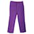 Jil Sander Trousers in Purple Virgin Wool  ref.882445