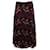 Ba&sh Zigzag Print Pleated Midi Skirt in Multicolor Polyester  ref.882451
