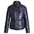 Autre Marque Perfect Moment Quilted Puffer Jacket in Navy Blue Lambskin Leather  ref.882462