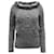 Alexander mcqueen 2005 Scoop Neck Sweater in Grey Wool  ref.882507