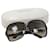 Gafas de sol extragrandes de Saint Laurent Negro Plástico  ref.882833