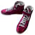 Yves Saint Laurent Sneakers Fuschia Leather  ref.883068