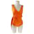 Lisa Marie Fernandez Badebekleidung Orange Elasthan Nylon  ref.883085