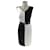 Roberto Cavalli Dresses Black White Viscose Linen  ref.883207