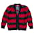 Saint Laurent cardigan Black Red Wool  ref.883546