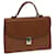 Autre Marque Burberrys Hand Bag Leather Brown Auth yk6450  ref.883900