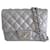 Timeless Chanel Classic Pm graue Tasche Leder  ref.884061