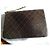 Borsa a spalla Chanel Timeless in pelle di agnello marrone scuro - vista 2