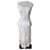 Dior Terno de saia Branco Cru Seda  ref.884075