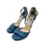 JIMMY CHOO  Sandals T.EU 41 Leather Blue  ref.884391