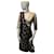Autre Marque Christian Pellizzari silk-blend dress Brown Beige Polyester  ref.884458