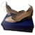Schuh mit Aquazzura-Absatz Alexa 50 Hautfarbe Beige Lack  ref.885038