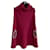 Chanel Edinburgh Cashmere Cape Dark red  ref.885042