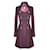 Chanel 9Abrigo de tweed con botones joya de K $ Púrpura  ref.885214