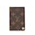 Louis Vuitton Kartenetui mit Monogramm-Pressung M60937 Braun Leinwand  ref.886087